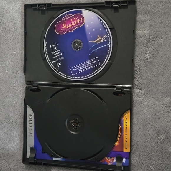 Disney Aladdin 2 Disc DVD Set Platinum Edition 2004 Release - Picture 4 of 5